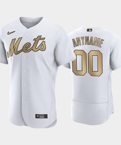 New York Mets Custom 2022-23 All-Star Game White Jersey - Robokeg