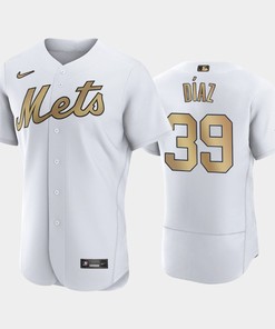 New York Mets Edwin Diaz 39 2022-23 All-Star Game White Jersey - Robokeg