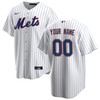 New York Mets Home Replica Custom Jersey - White Custom Jerseys Mlb - Robokeg