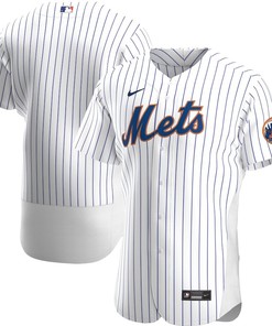 New York Mets Home Team Elite Jersey - White - Robokeg