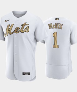 New York Mets Jeff McNeil 1 2022-23 All-Star Game White Jersey - Robokeg