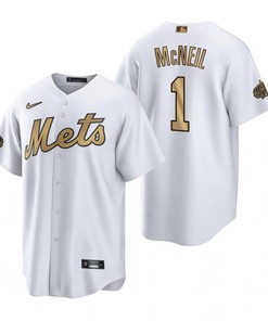 New York Mets Jeff McNeil White 2022-23 All-Star Game Jersey - Robokeg