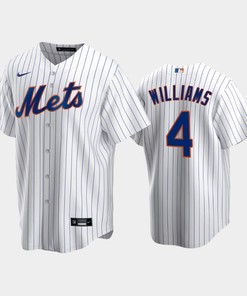 New York Mets Jett 2022-23 Draft Williams 4 White Home Jersey - Robokeg