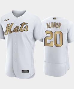 New York Mets Pete Alonso 20 2022-23 All-Star Game White Jersey - Robokeg