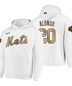 New York Mets Pete Alonso White 2022-23 All-Star Game Hoodie - Robokeg
