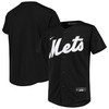 New York Mets Replica Team Jersey - Black/white Mlb - Robokeg