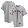 New York Mets Road Replica Team Jersey Gray Mlb - Robokeg