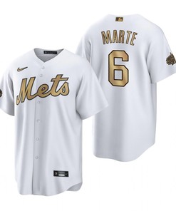 New York Mets Starling Marte White 2022-23 All-Star Game Jersey - Robokeg