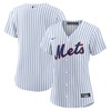 New York Mets Womens Home Replica Team Jersey - White Mlb - Robokeg