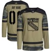 New York Rangers Adidas Military Appreciation Team Authentic Custom Practice Jersey - Camo Custom Jerseys Nhl - Robokeg