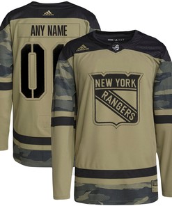 New York Rangers Adidas Military Appreciation Team Authentic Custom Practice Jersey - Camo Custom Jerseys Nhl - Robokeg
