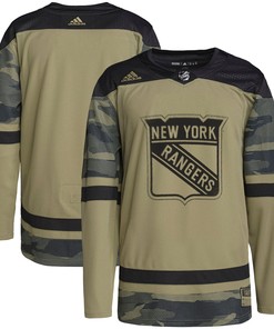 New York Rangers Adidas Military Appreciation Team Authentic Practice Jersey - Camo Nhl - Robokeg