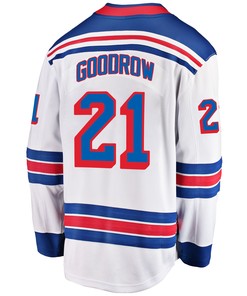 New York Rangers Barclay Goodrow 21 Away 2022 Stanley Cup Final Breakaway Men Jersey - White - Robokeg