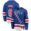 New York Rangers Jacob Trouba 8 Home 2022 Stanley Cup Final Breakaway Men Jersey - Blue - Robokeg