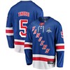 New York Rangers Jarred Tinordi 5 Home 2022 Stanley Cup Champions Breakaway Men Jersey - Blue - Robokeg