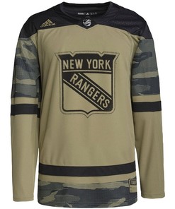New York Rangers Military Appreciation Team Practice Men Jersey - Camo - Robokeg
