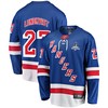 New York Rangers Nils Lundkvist 27 Home 2022 Stanley Cup Champions Breakaway Men Jersey - Blue - Robokeg