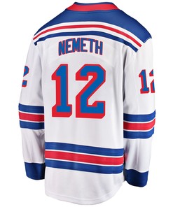 New York Rangers Patrik Nemeth 12 Away 2022 Stanley Cup Final Breakaway Men Jersey - White - Robokeg
