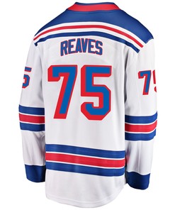 New York Rangers Ryan Reaves 75 Away 2022 Stanley Cup Final Breakaway Men Jersey - White - Robokeg