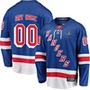 New York Rangers Stanley Cup 2023 Playoffs Patch Home Breakaway Custom Men Jersey - Blue - Robokeg
