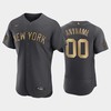 New York Yankees 00 Custom 2022-23 All-Star Game Charcoal Jersey - Robokeg