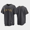 New York Yankees 2022-23 All-Star Game AL Charcoal Jersey - Robokeg