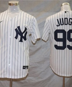 New York Yankees Aaron Judge #99 2020 Mlb White Jersey A9 - Robokeg