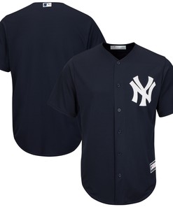 New York Yankees Big & Tall Replica Team Jersey - Navy Mlb - Robokeg