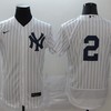 New York Yankees Derek Jeter #2 2020 Mlb White Jersey A5 - Robokeg