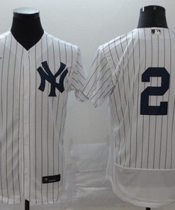 New York Yankees Derek Jeter #2 2020 Mlb White Jersey A5 - Robokeg