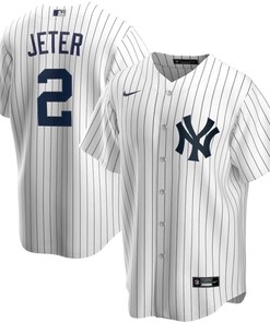 New York Yankees Derek Jeter #2 2020 Mlb White Jersey A8 - Robokeg