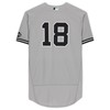 New York Yankees Fanatics Gray Team-issued #18 Jersey From The 2020 Mlb Season - Robokeg