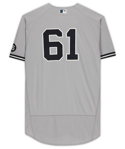 New York Yankees Fanatics Gray Team-issued #61 Jersey From The 2021 Mlb Season - Robokeg