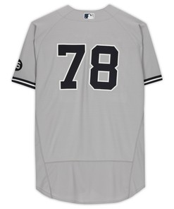 New York Yankees Fanatics Gray Team-issued #78 Jersey From The 2021 Mlb Season - Robokeg