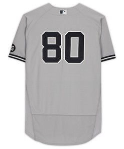 New York Yankees Fanatics Gray Team-issued #80 Jersey From The 2021 Mlb Season - Robokeg