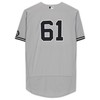 New York Yankees Fanatics Team-issued Gray #61 Jersey From The 2021 Mlb Season - Robokeg