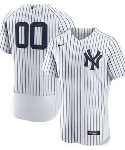 New York Yankees Home Authentic Custom Jersey White Custom Jerseys Mlb - Robokeg
