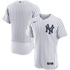 New York Yankees Home Authentic Team Jersey White Mlb - Robokeg