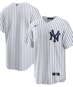 New York Yankees Home Blank Men Jersey - White - Robokeg