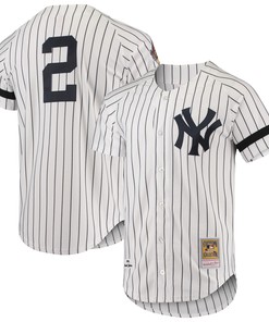 New York Yankees Mitchell & Ness Cooperstown Collection 1996 Authentic Home Jersey - White Mlb - Robokeg
