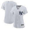 New York Yankees Womens Home Replica Team Jersey - White Mlb - Robokeg