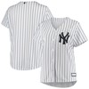New York Yankees Womens Plus Size Sanitized Replica Team Jersey - White Mlb - Robokeg