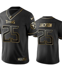 Nfl 100 Adoree Jackson Tennessee Titans Black Golden Edition Vapor Untouchable Limited Jersey - Mens - Robokeg