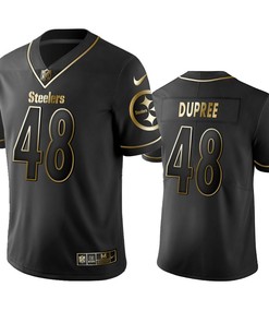 Nfl 100 Bud Dupree Pittsburgh Steelers Black Golden Edition Vapor Untouchable Limited Jersey - Mens - Robokeg