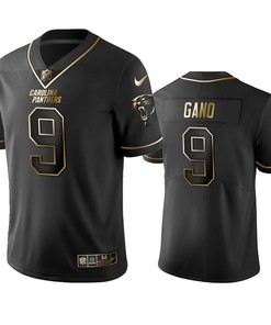 Nfl 100 Commercial Graham Gano Carolina Panthers Black Golden Edition Vapor Untouchable Limited Jersey - Mens - Robokeg