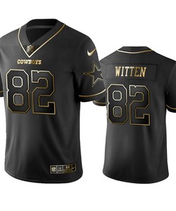 Nfl 100 Commercial Jason Witten Dallas Cowboys Black Golden Edition Vapor Untouchable Limited Jersey - Mens - Robokeg