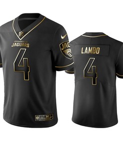 Nfl 100 Commercial Josh Lambo Jacksonville Jaguars Black Golden Edition Vapor Untouchable Limited Jersey - Mens - Robokeg