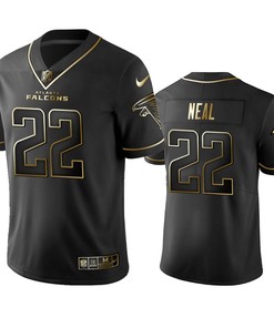 Nfl 100 Commercial Keanu Neal Atlanta Falcons Black Golden Edition Vapor Untouchable Limited Jersey - Mens - Robokeg