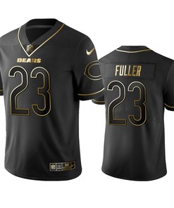 Nfl 100 Commercial Kyle Fuller Chicago Bears Black Golden Edition Vapor Untouchable Limited Jersey - Mens - Robokeg