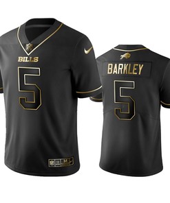 Nfl 100 Commercial Matt Barkley Buffalo Bills Black Golden Edition Vapor Untouchable Limited Jersey - Mens - Robokeg